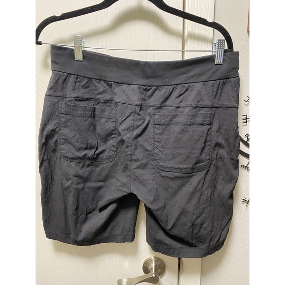 Athleta Womens Black Athletic 8.5 Inseam Shorts With Pockets  Stretch Size 10 - Picture 6 of 8